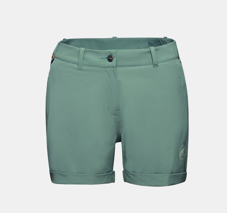 dark jade Runbold Roll Cuff Shorts W