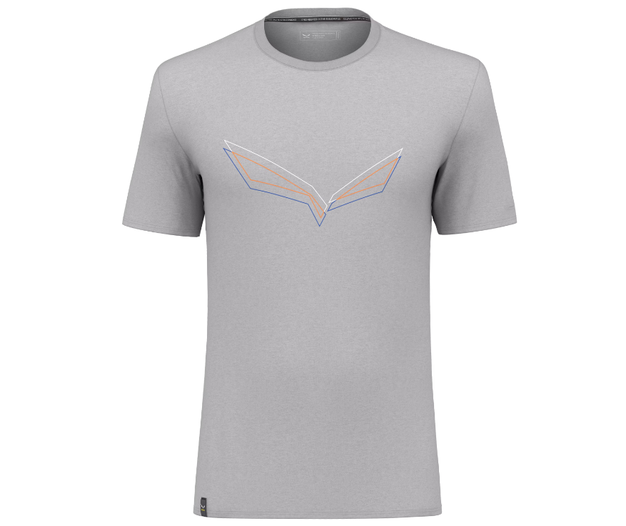 heather grey Pure Eagle Frame Dry T-Shirt M