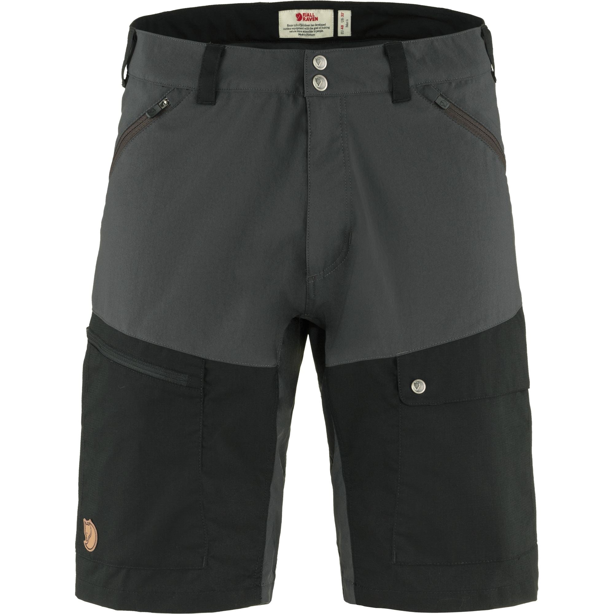 dark grey/black Abisko Midsummer Shorts M