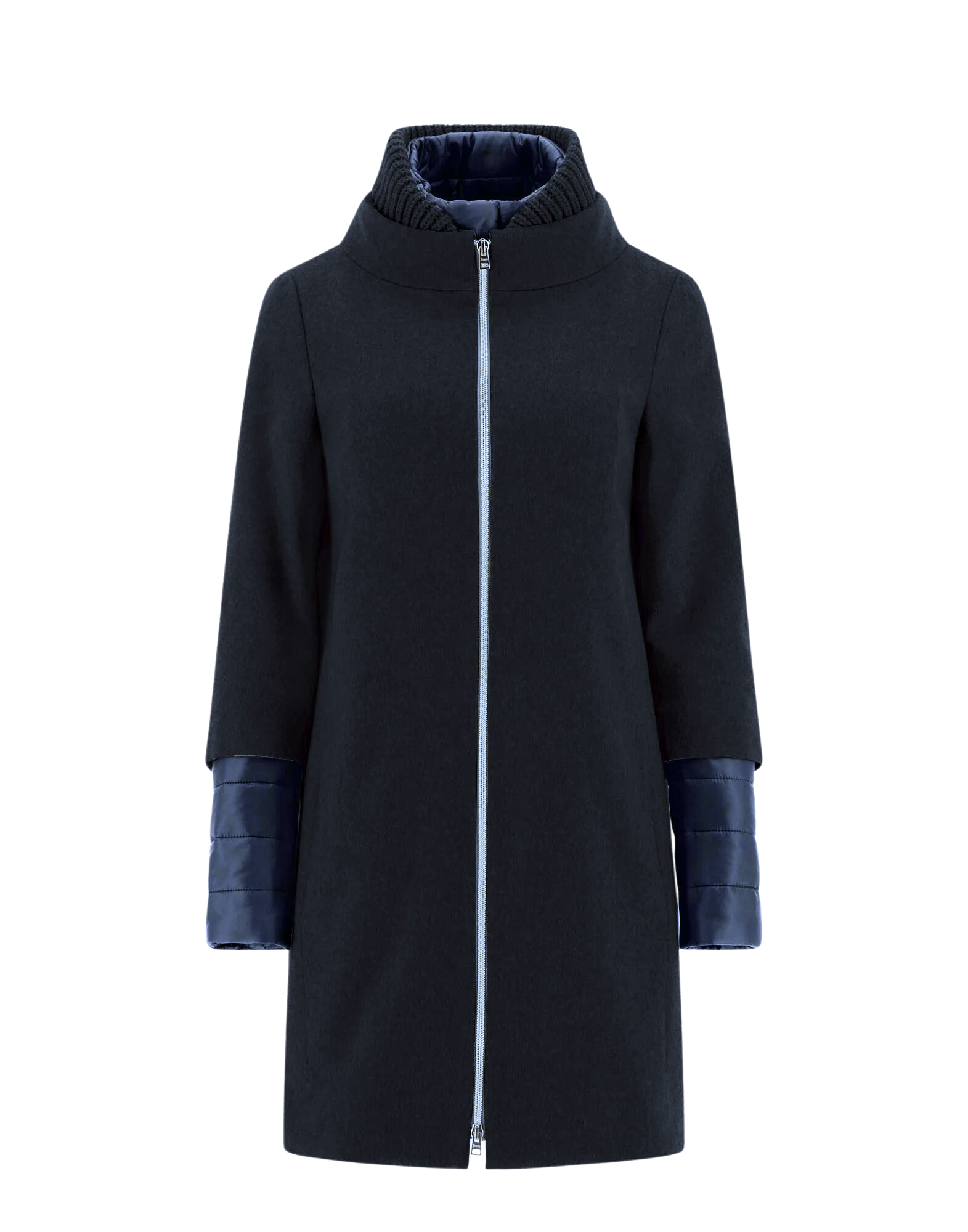 Cappotto Cashmere Con Collo W