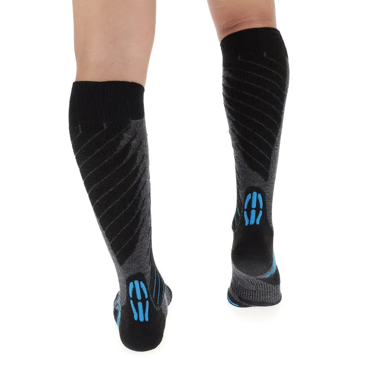 Ski Comfort Fit Socks Grey Melange Men | BOTËGHES LAGAZOI