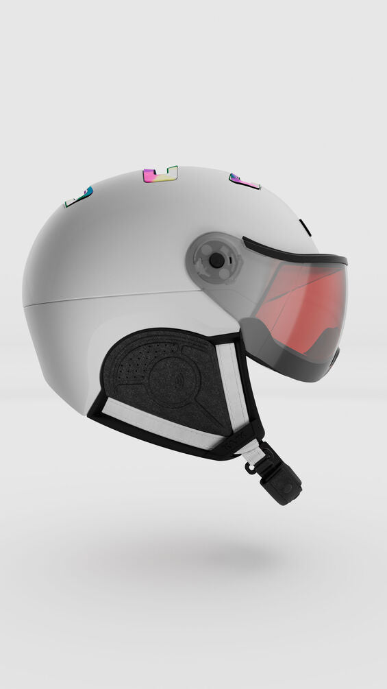 Chrome Photochromic Ski Helmet | BOTËGHES LAGAZOI