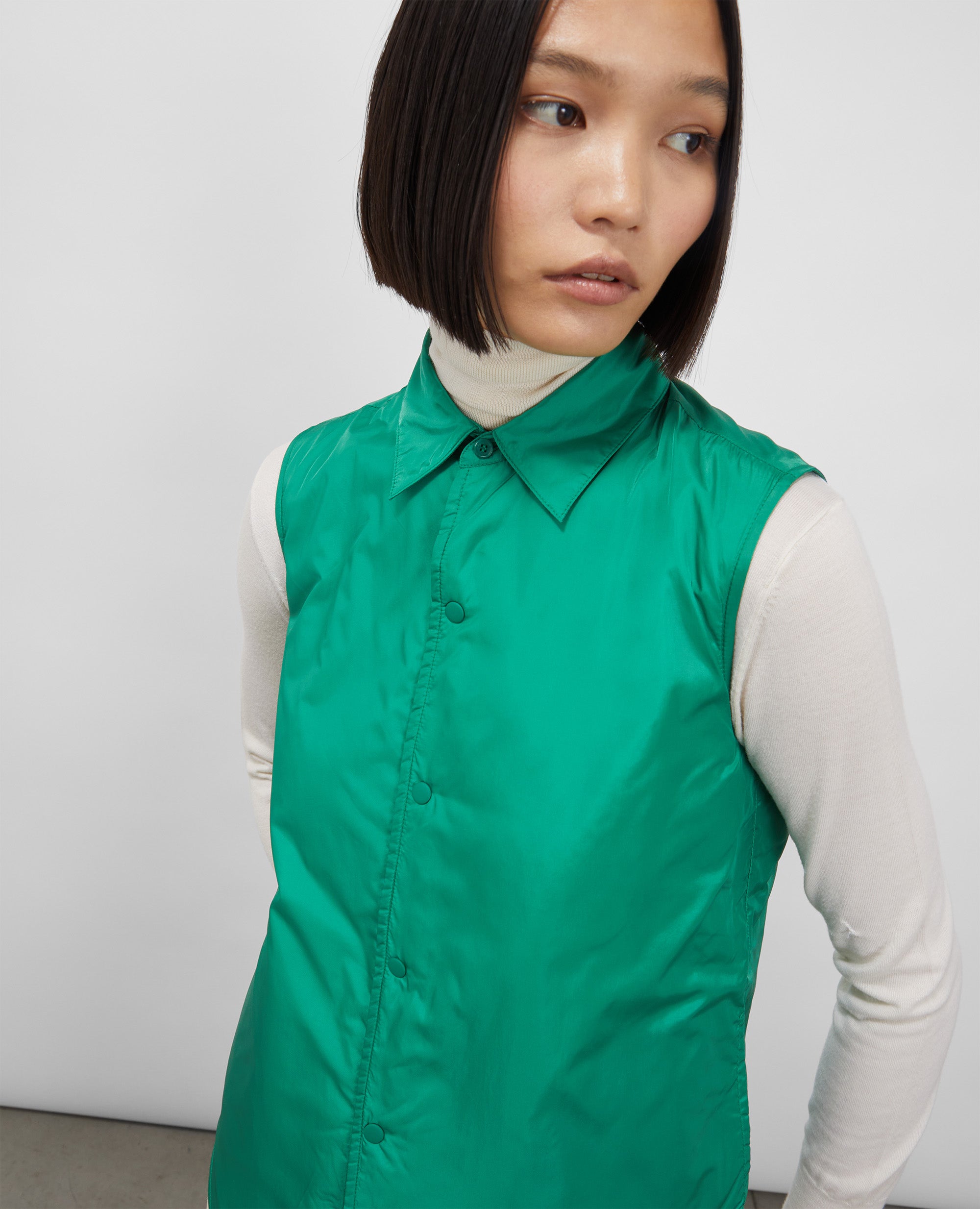 Soft Nylon Padded Gilet W