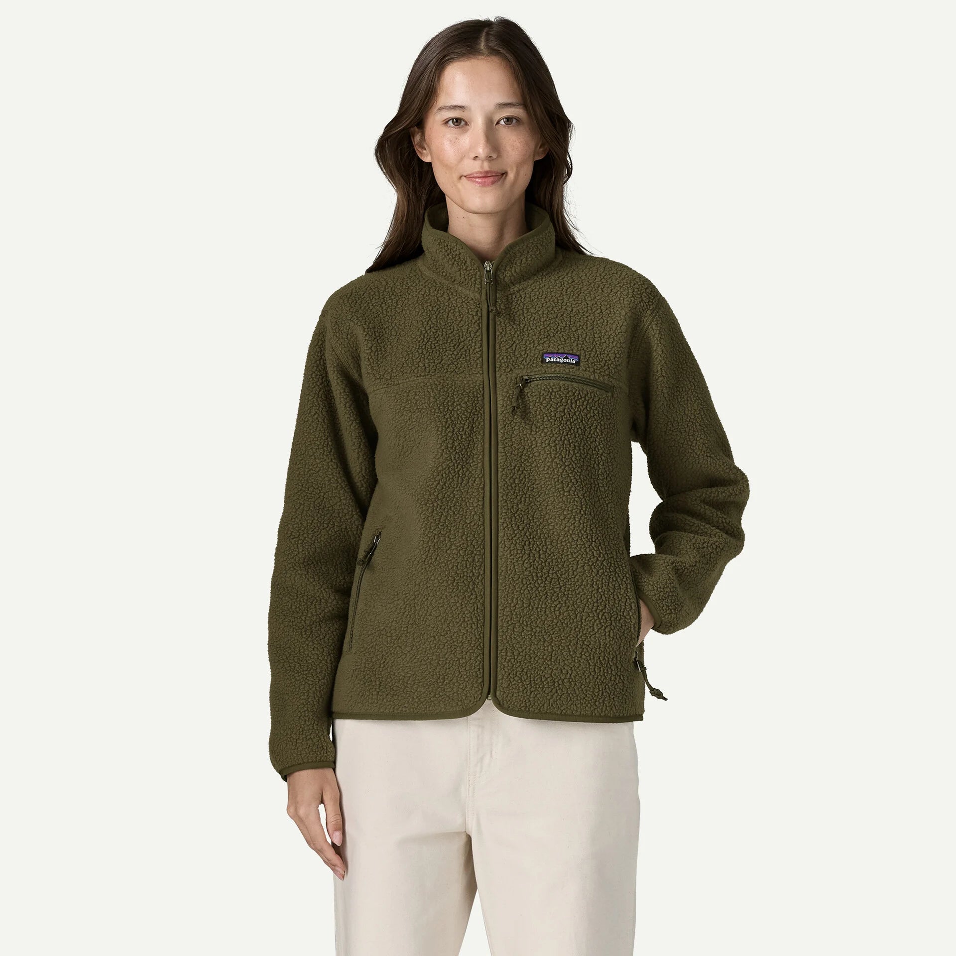 Retro Pile Fleece Jacket Wmn