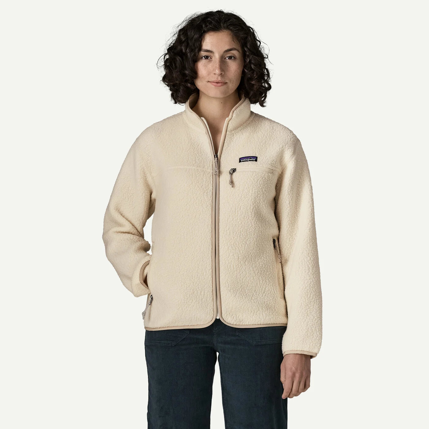 Retro Pile Fleece Jacket Wmn