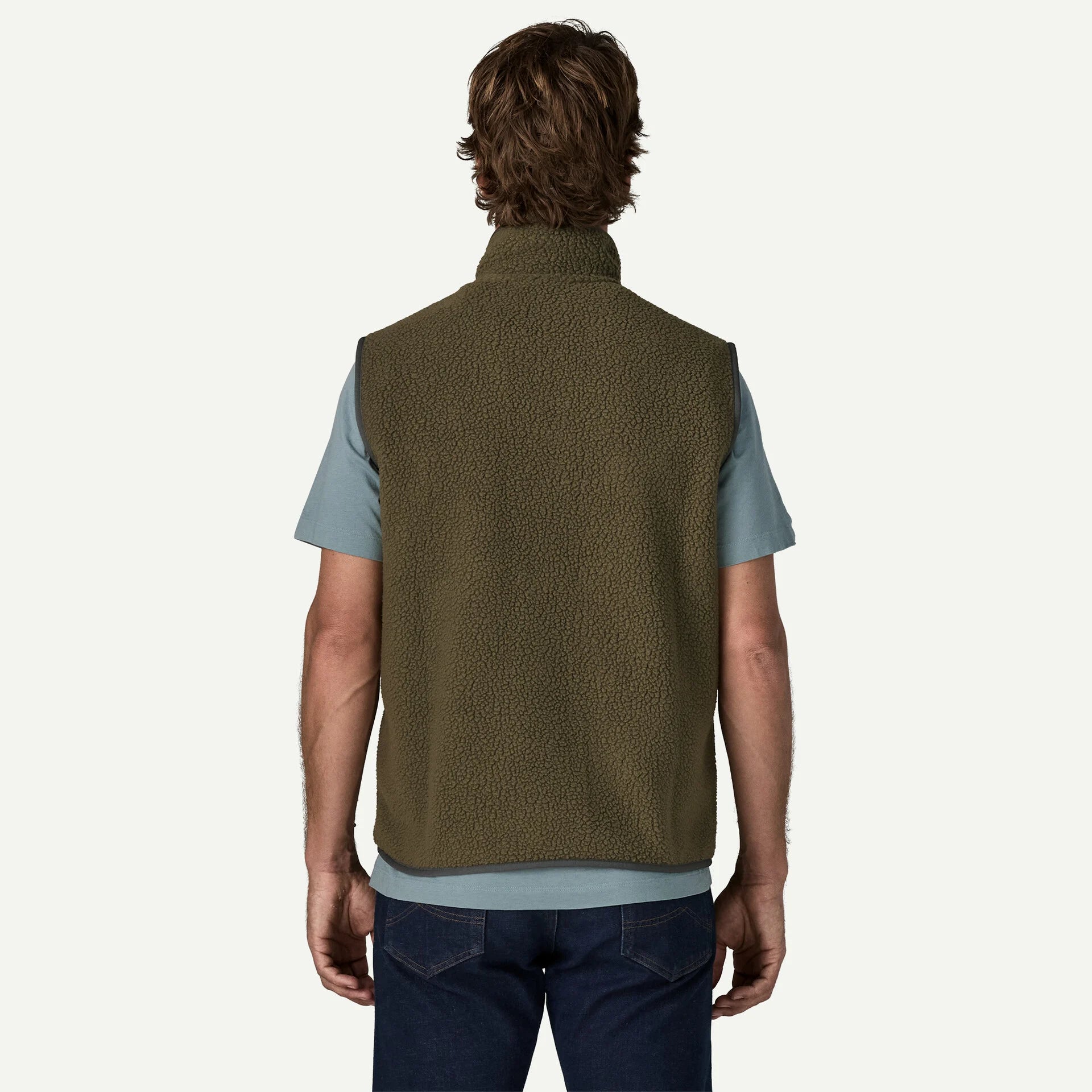 Retro Pile FLeece Vest Man