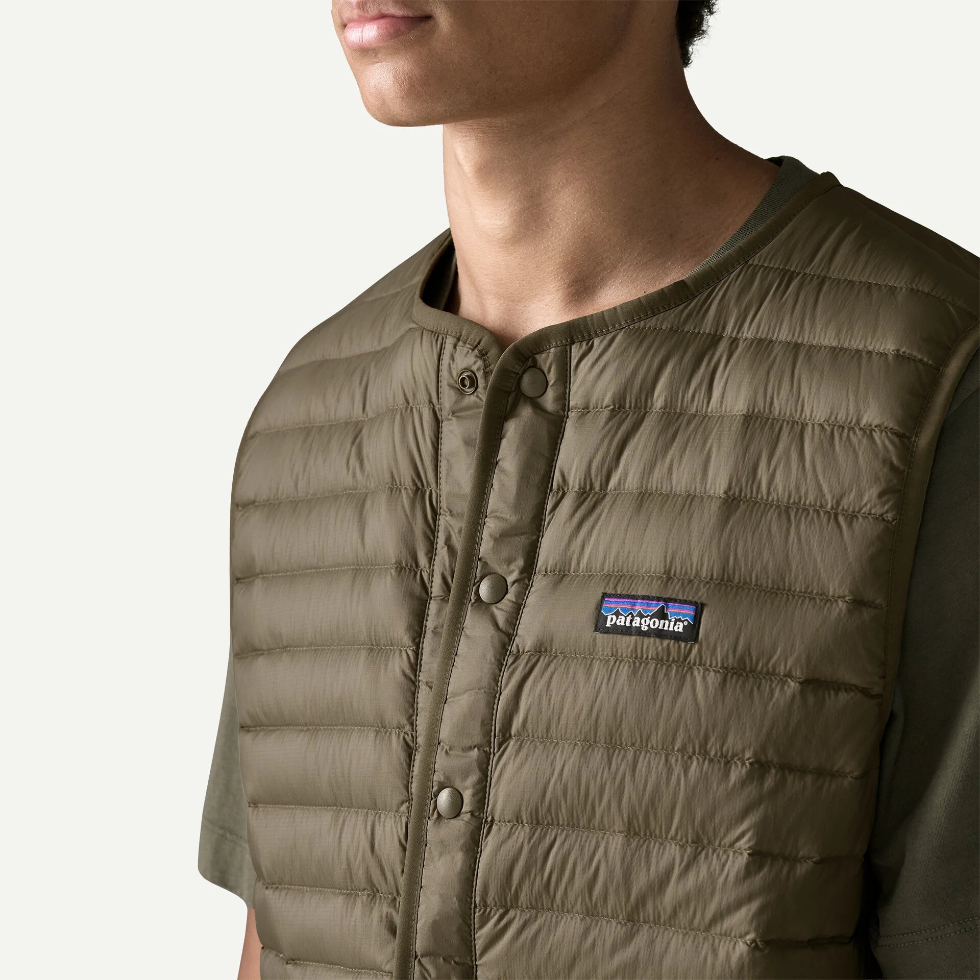 Lightweight Down Sweater Vest Man