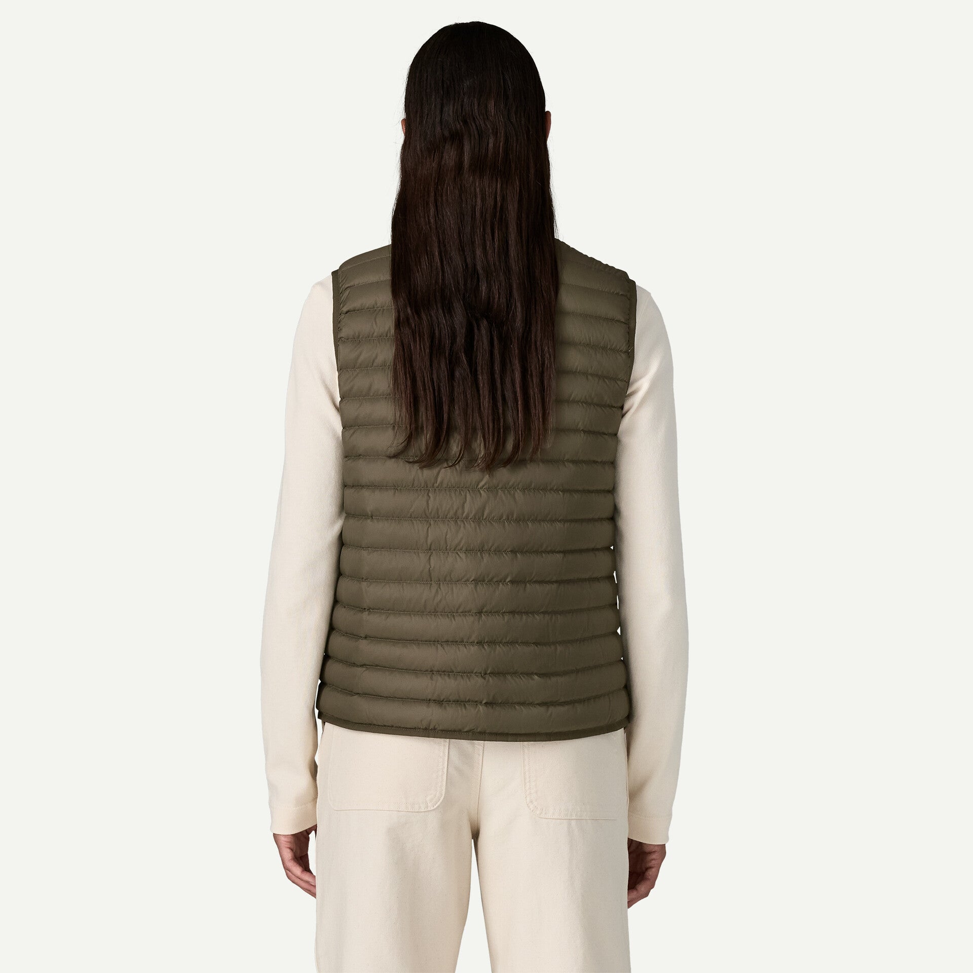 Lightweight Reversible Down Sweater Vest Wmn