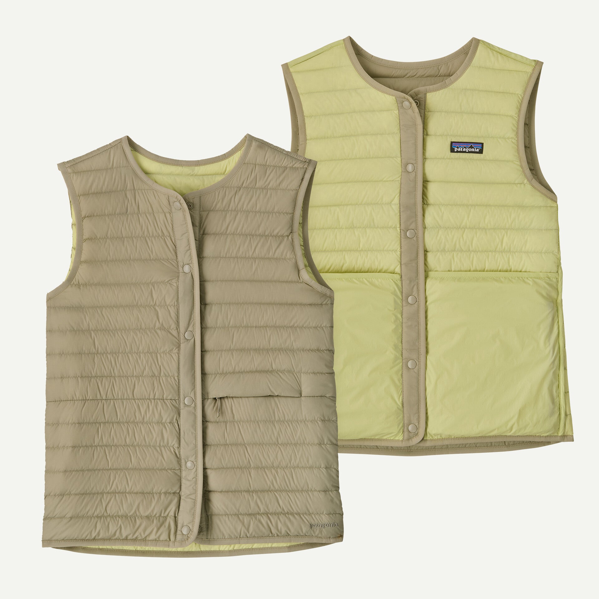 Lightweight Reversible Down Sweater Vest Wmn