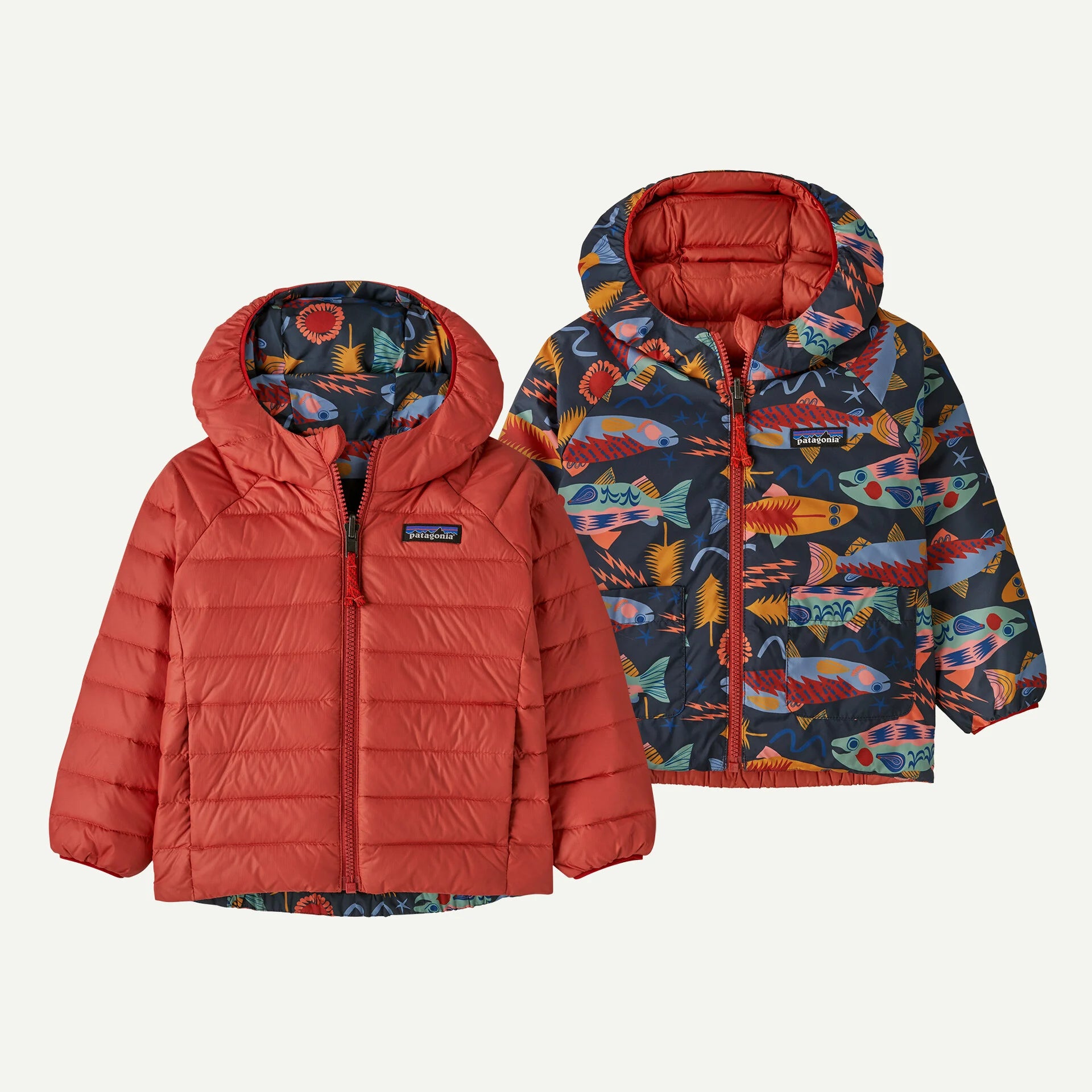 Reversible D Sweater Hood Baby