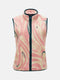 Graphic Pile Vest Wmn