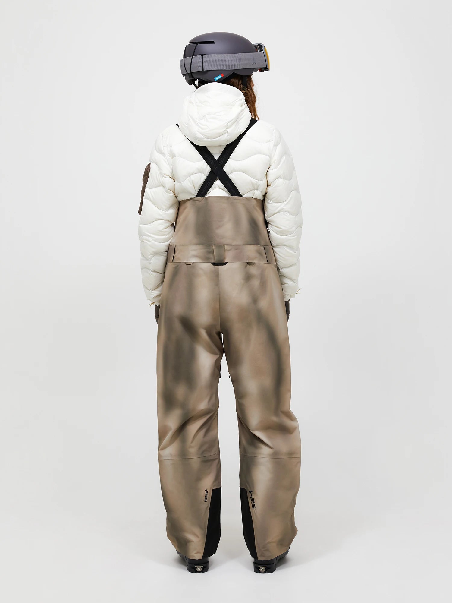 Edge 3L AOP Shell Bib Pants Wmn