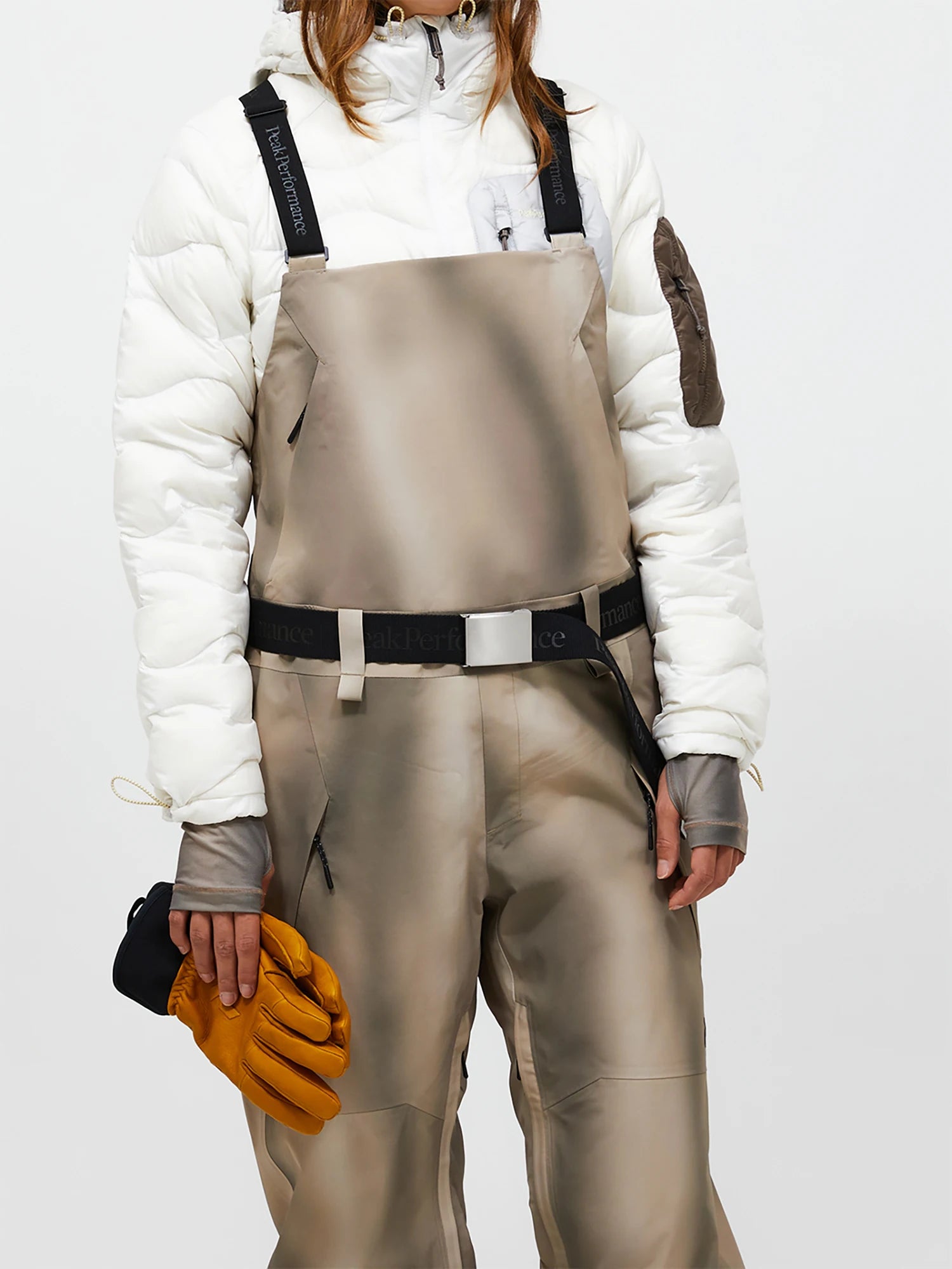 Edge 3L AOP Shell Bib Pants Wmn