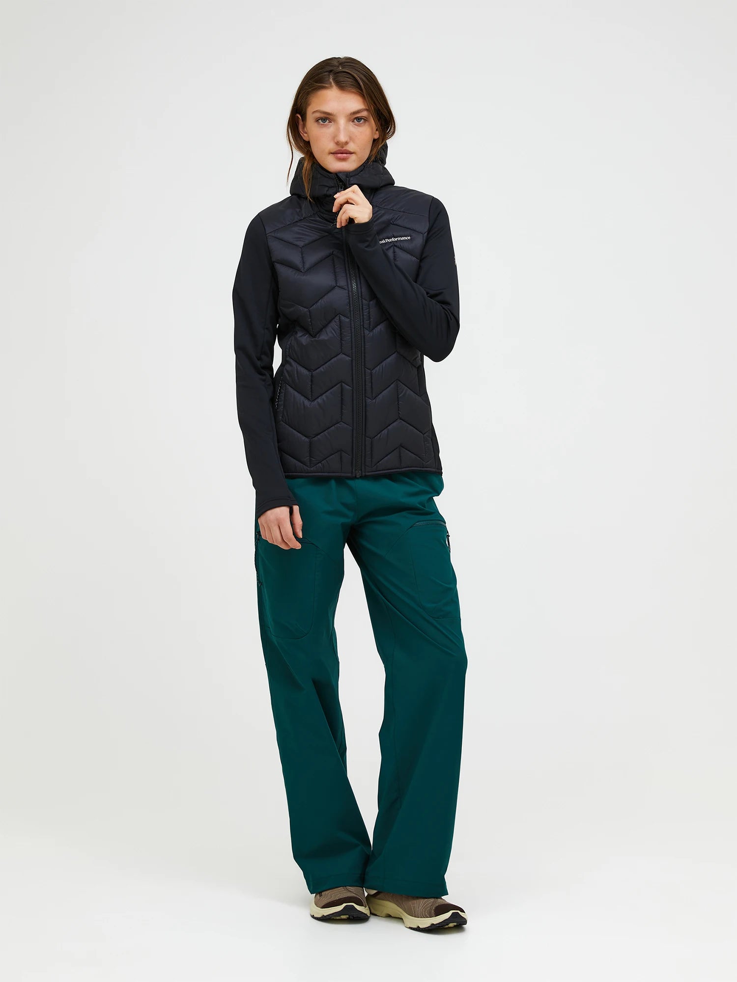Elevate Insulated Hybrid Hood Jacket Wmn