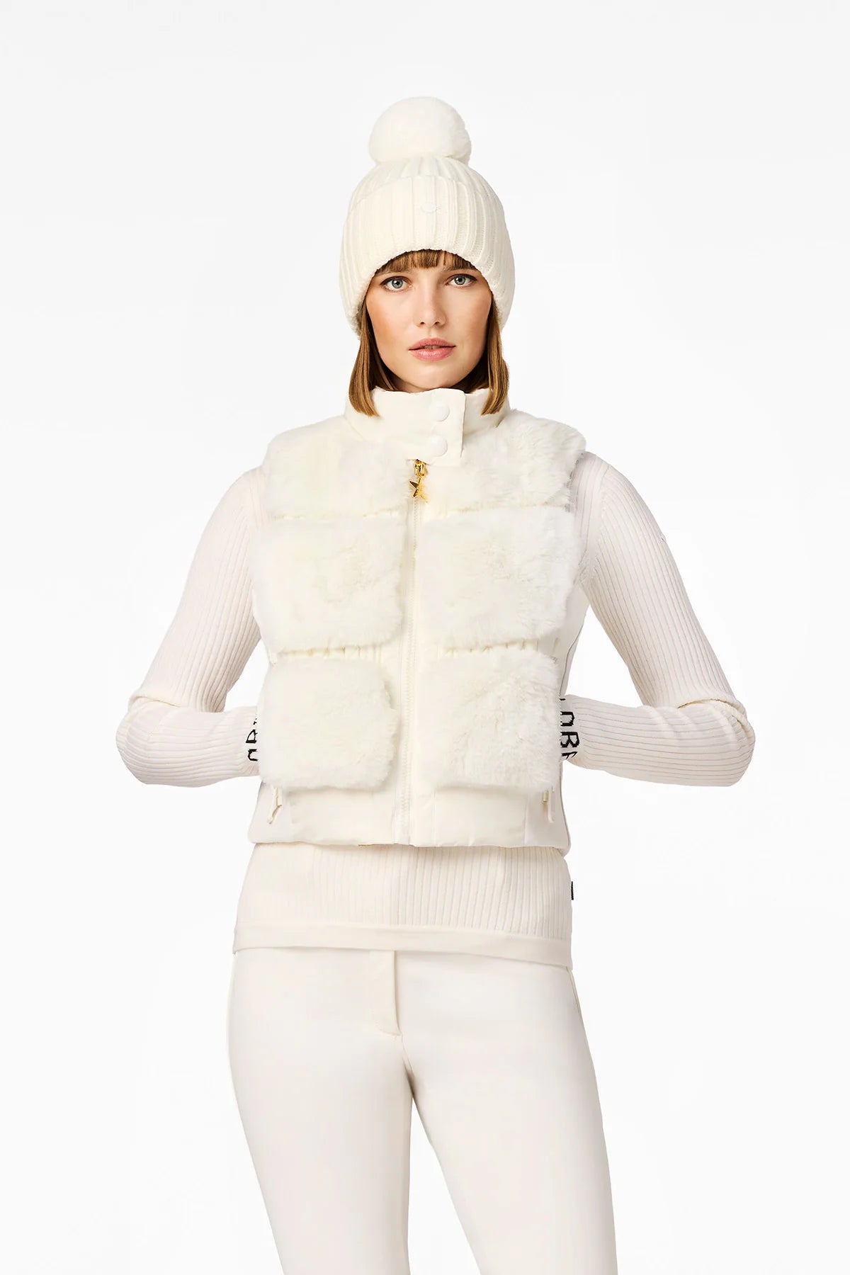 Chic Bodywarmer Faux Fur Wmn