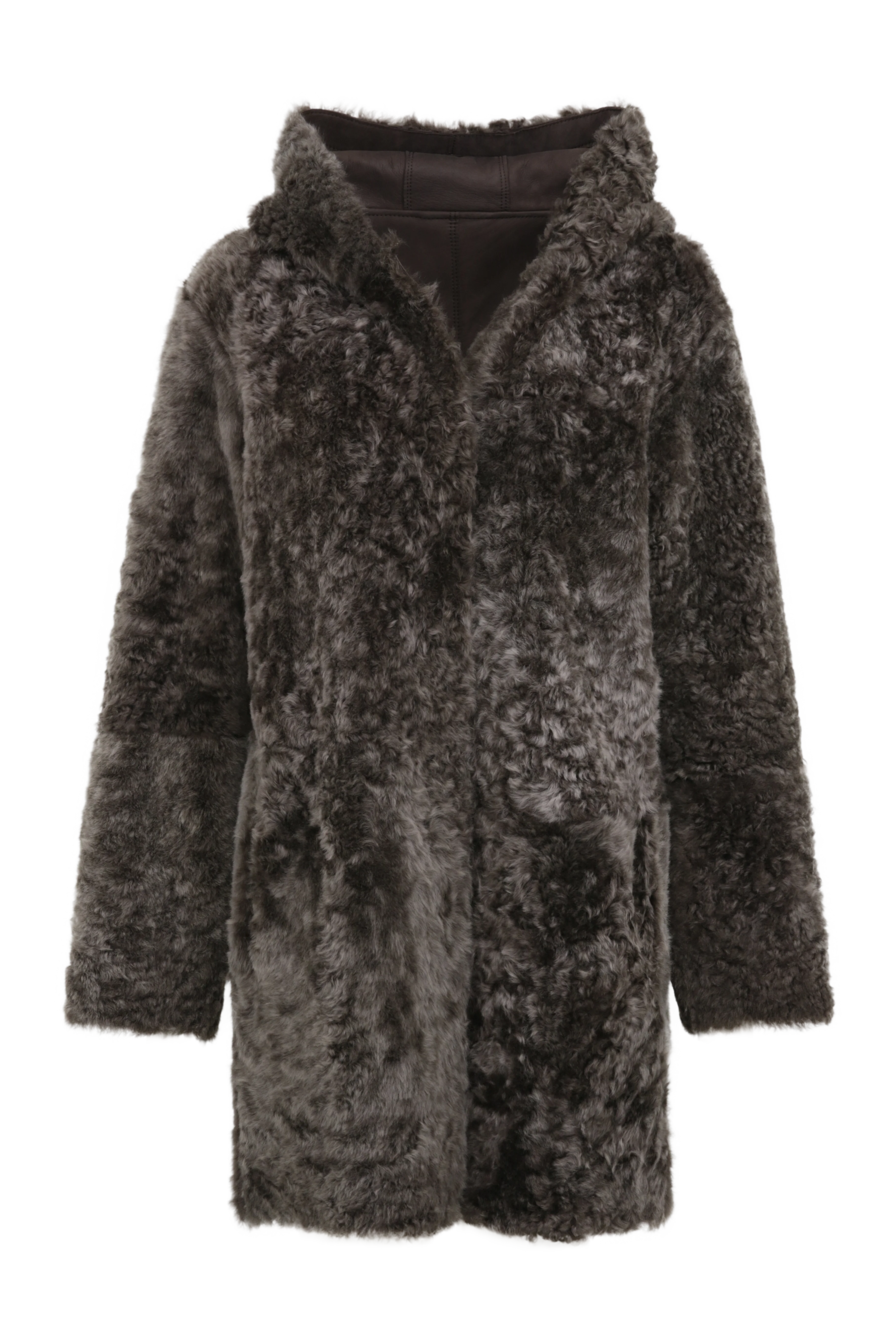 Olivera Lambskin Coat Wmn