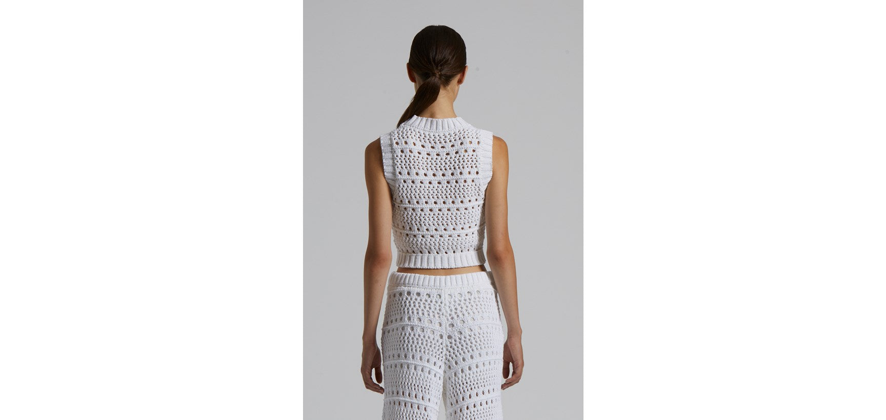 Top in Tricot Bianco W