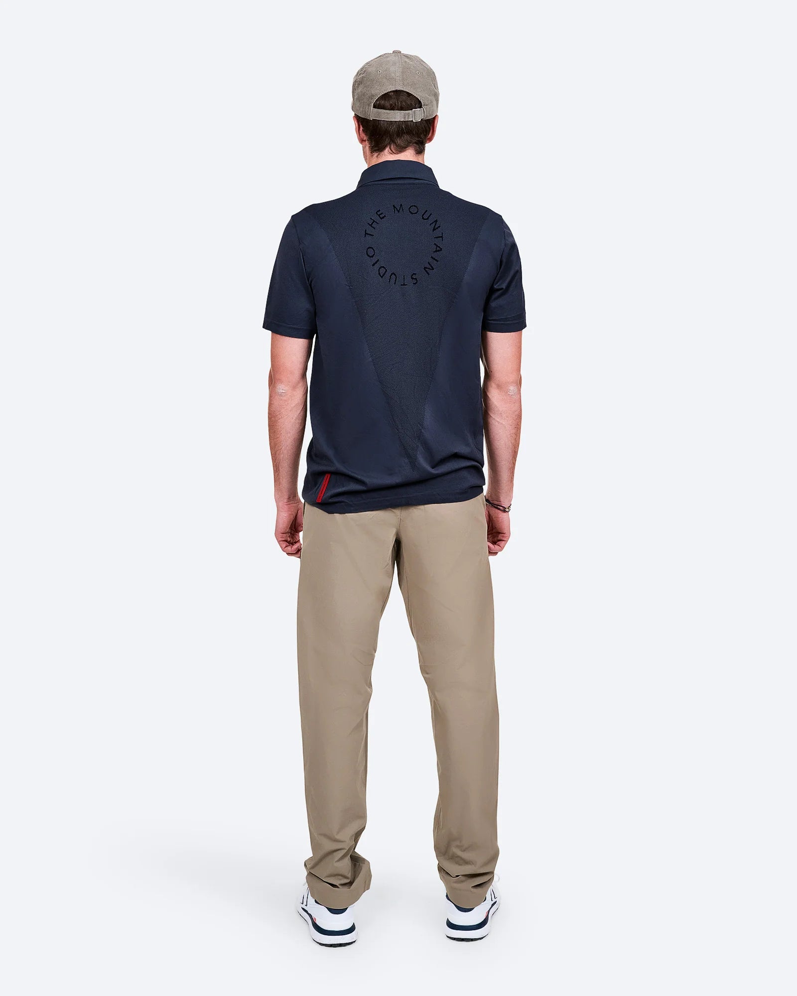 Two Tone Tech Polo Shirt Man