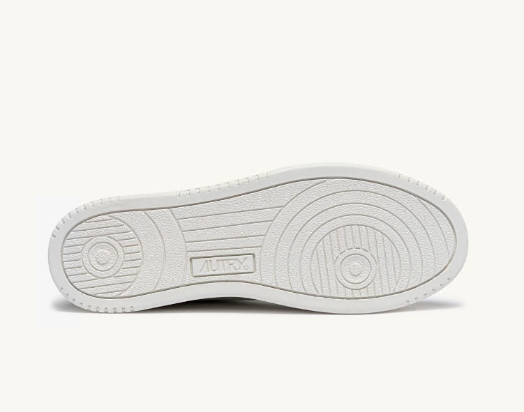 Medalist Low White Leather and Suede Wmn