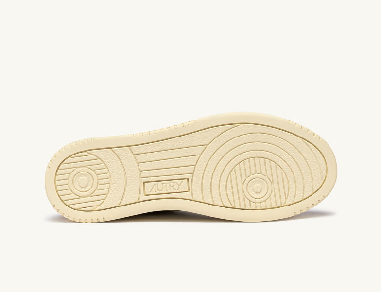 Medalist Low White Leather and Phard Suede Wmn