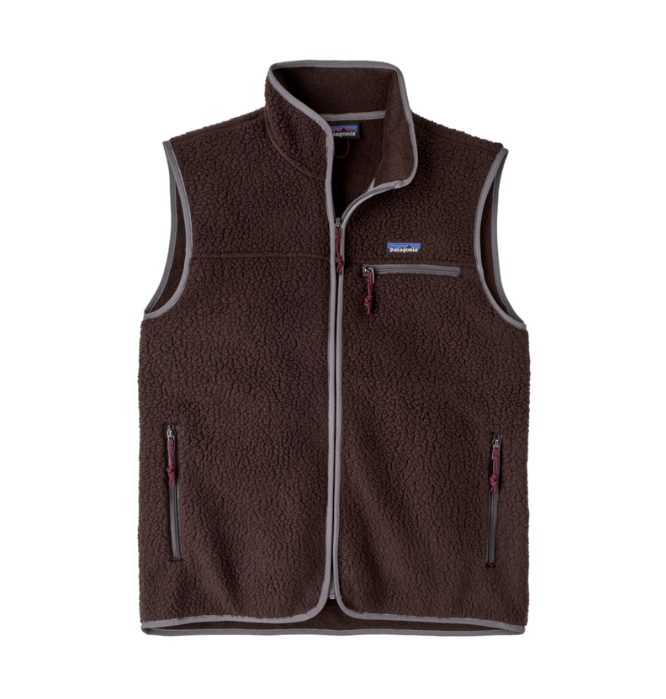 Retro Pile FLeece Vest Man
