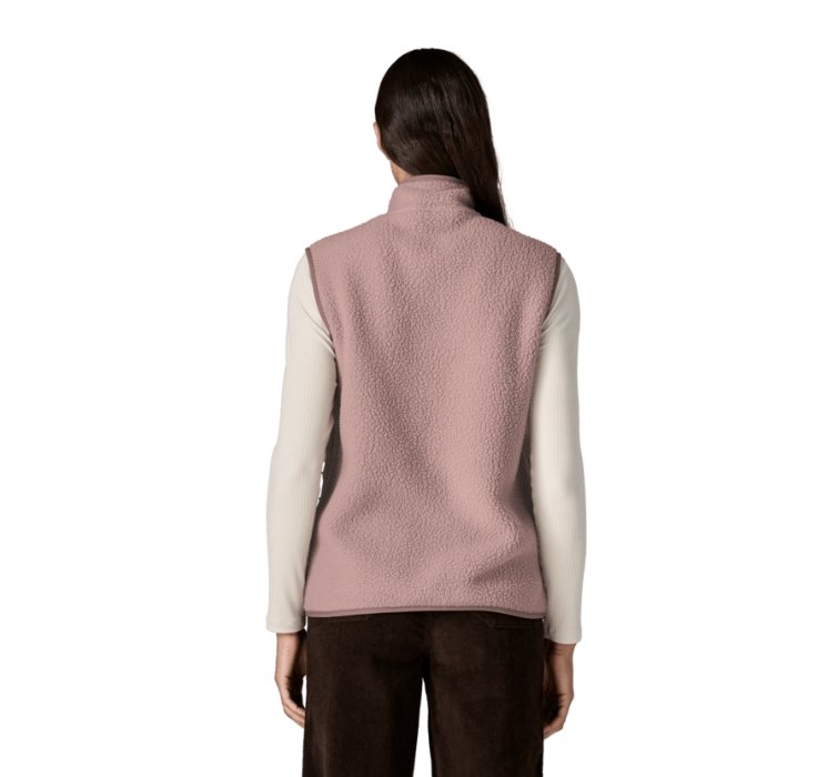 Retro Pile Fleece Vest Wmn