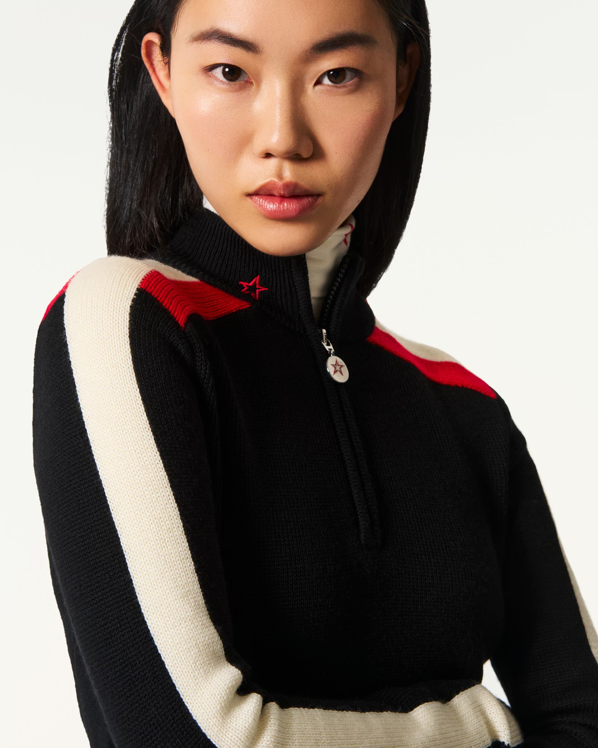 La Tour 1/4 Zip Sweater W