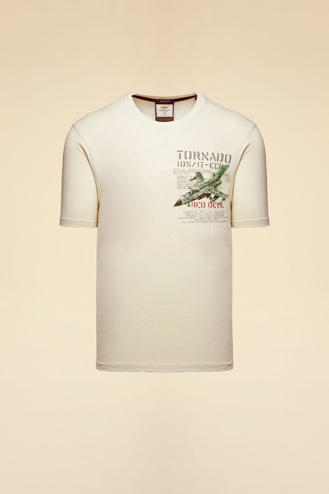 Cotton T-shirt Tornado-Printed Man