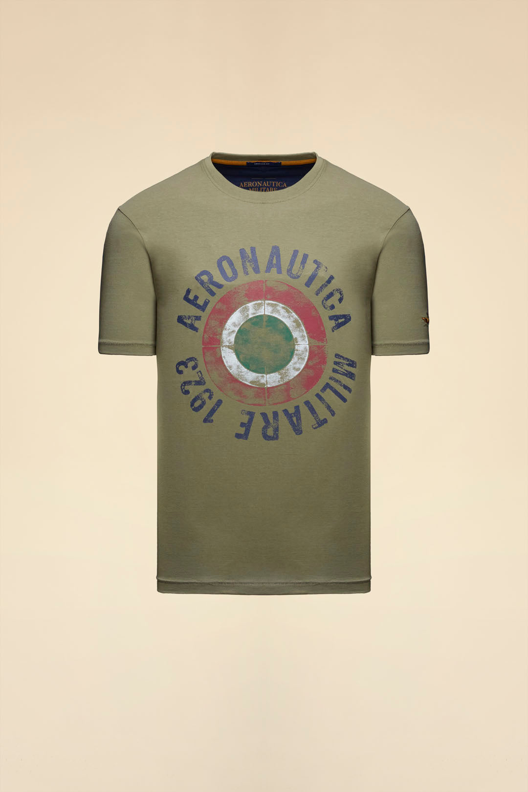 Cotton T-shirt With Tricolour Cockade Man