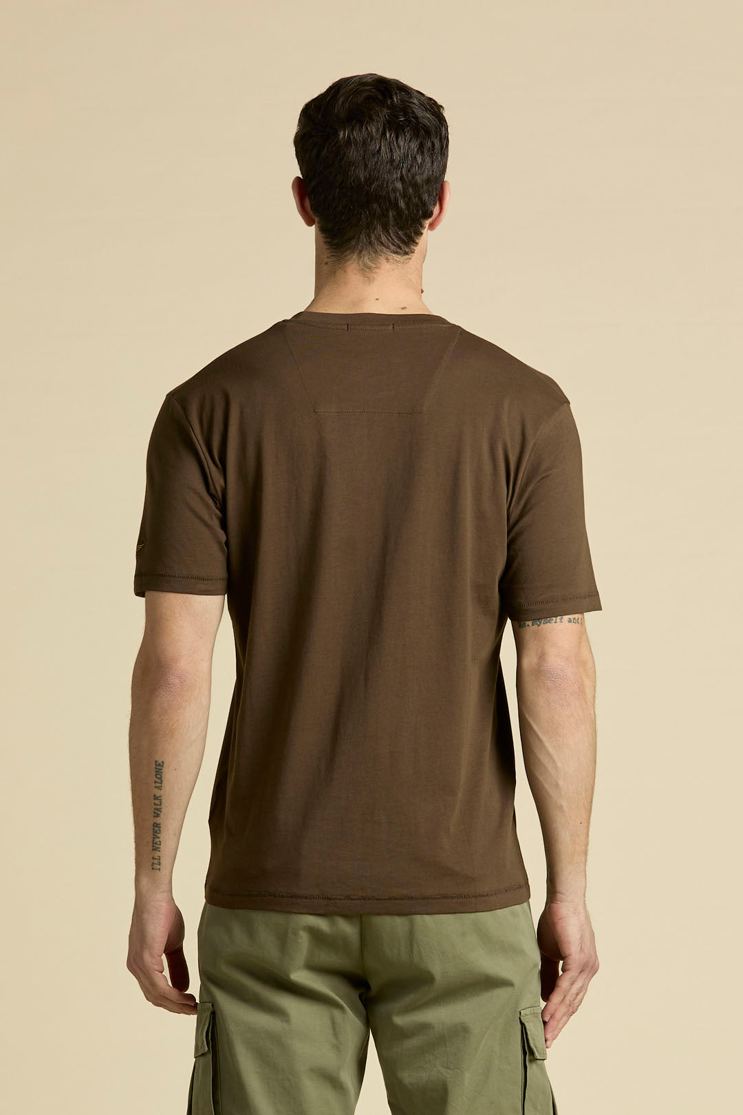 Cotton T-shirt With Tricolour Cockade Man
