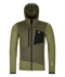 Fleece Grid Hoody Man