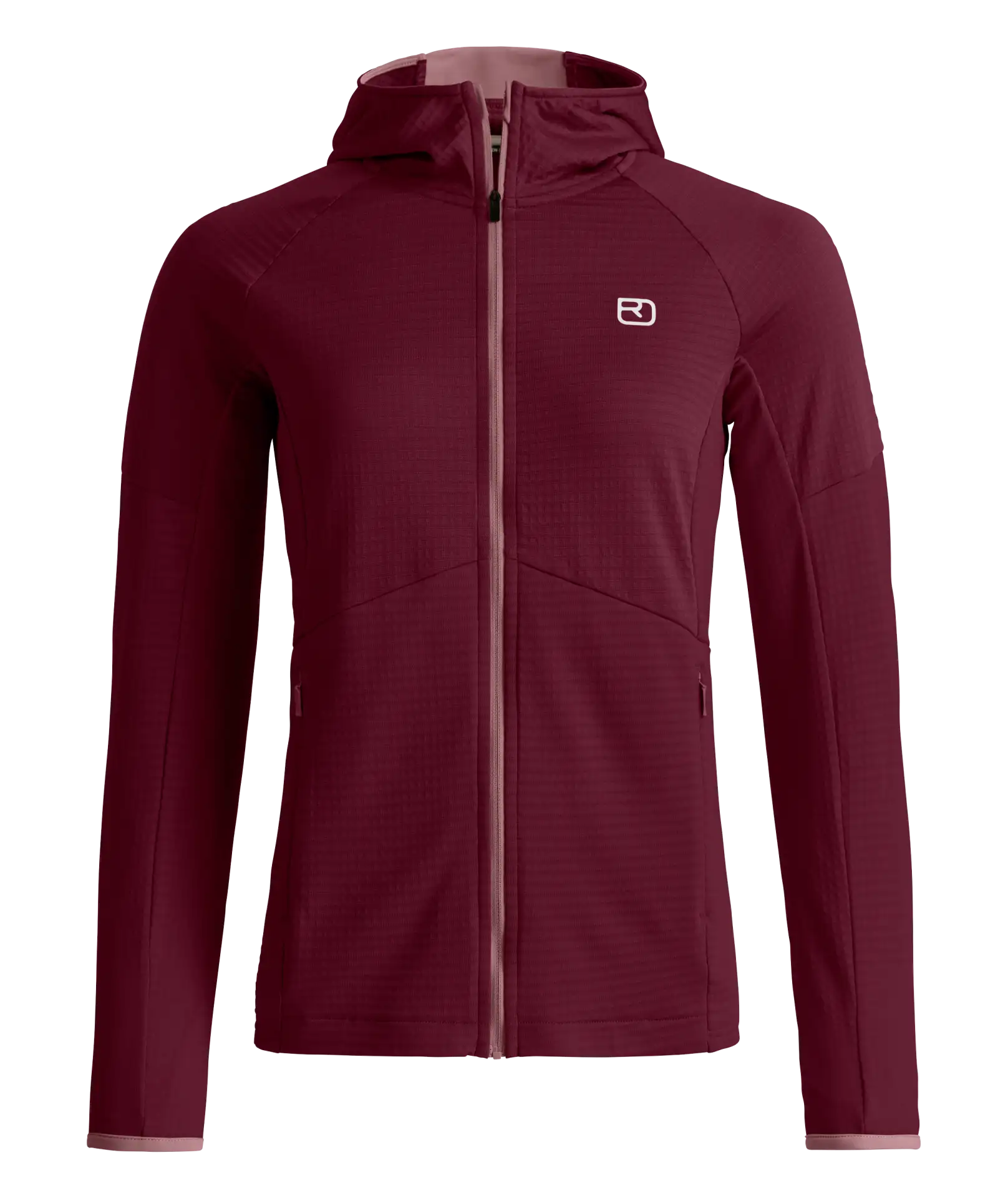 Fleece Light Grid Hoody Wmn