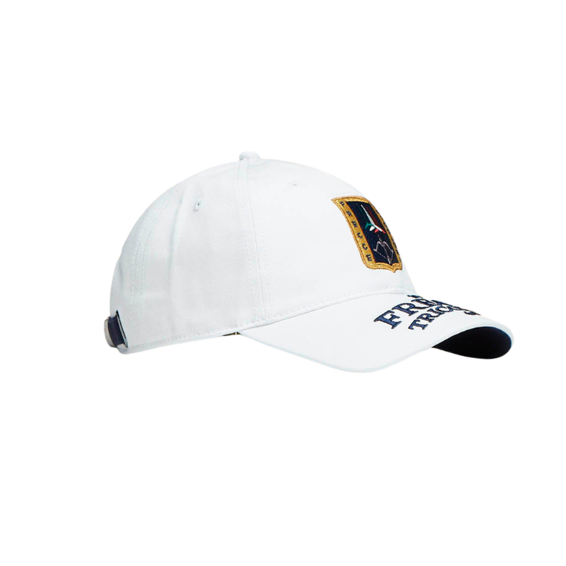 Cotton Cap With Embroideries