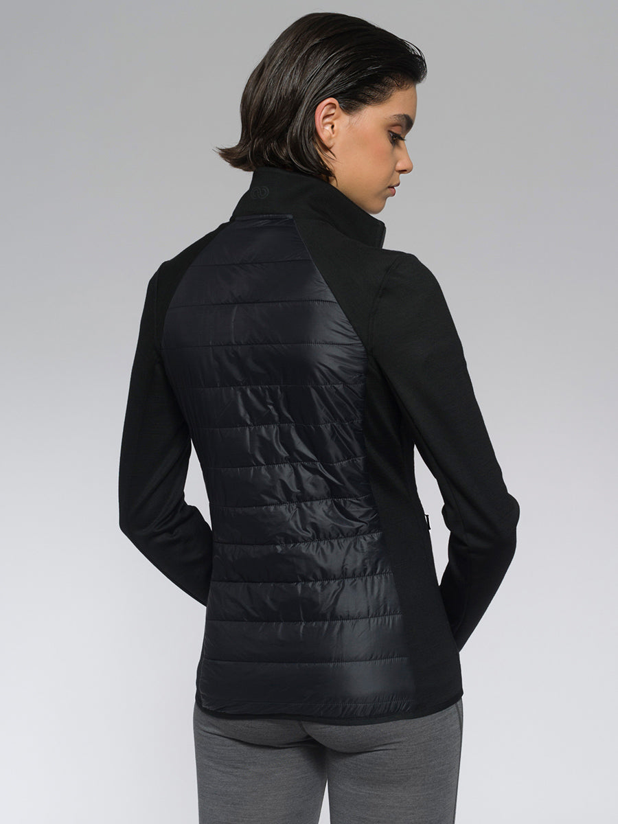 Sybilla Quilted Full Zip LS W