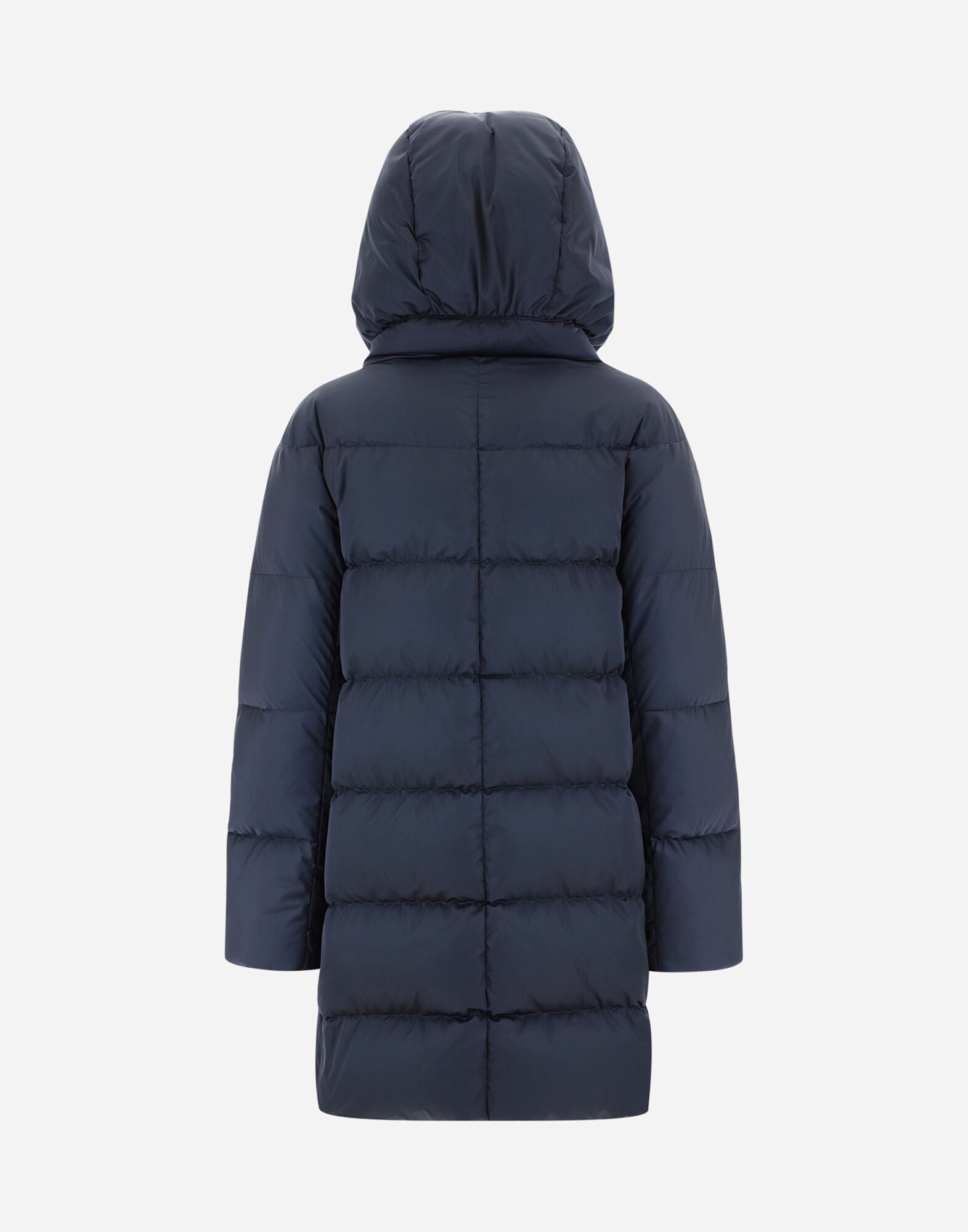 Hooded Satin A-Shape Jacket